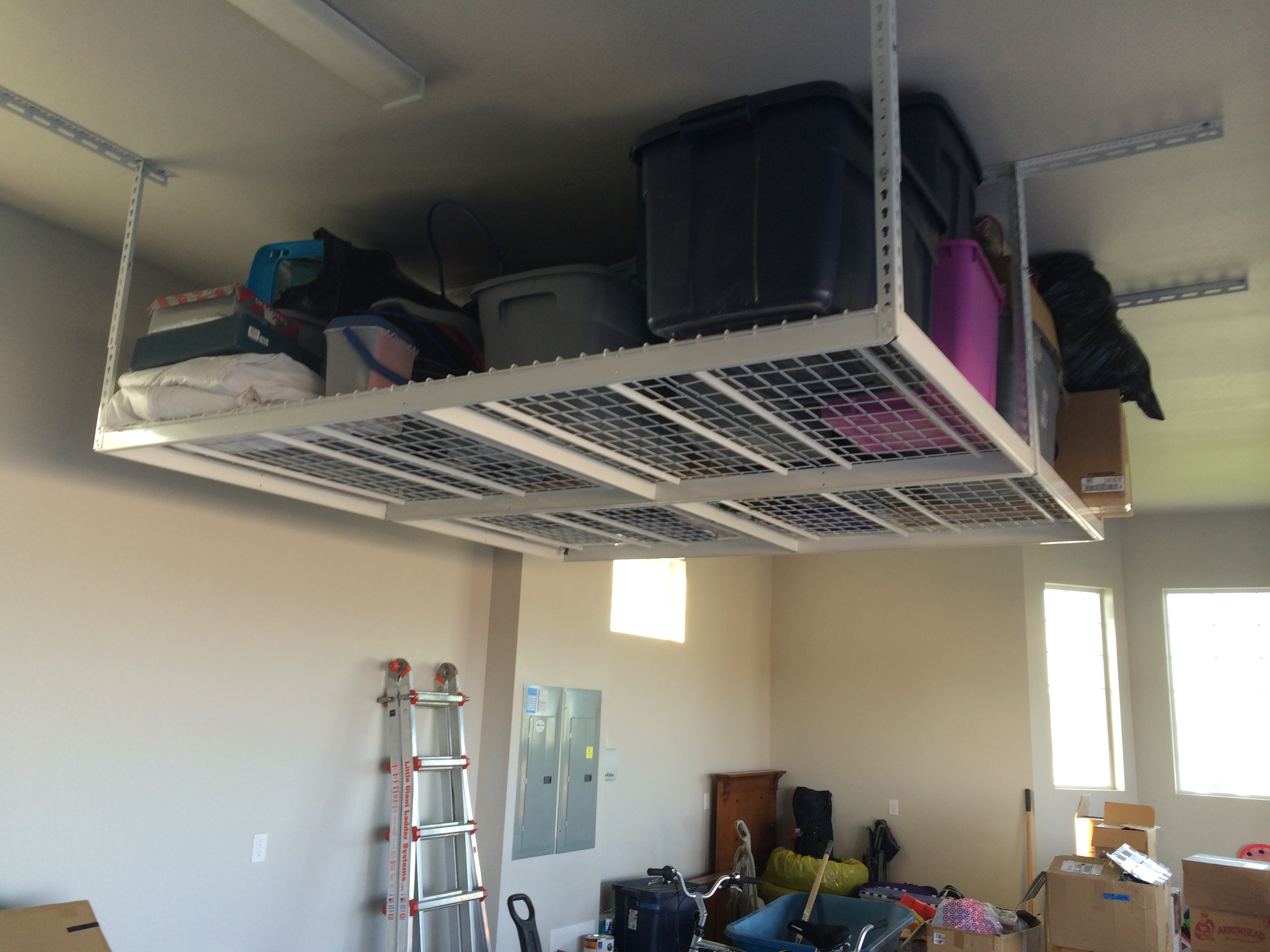 Ceiling Racks Affordable Overhead Storage Racks Ceiling