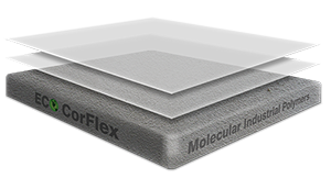 Sealing floor coating layered illustration